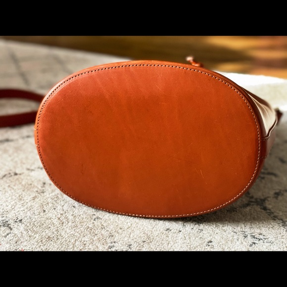 SOLD - DO NOT PURCHASE Sezane Farrow Bucket Bag Camel - Picture 6 of 11